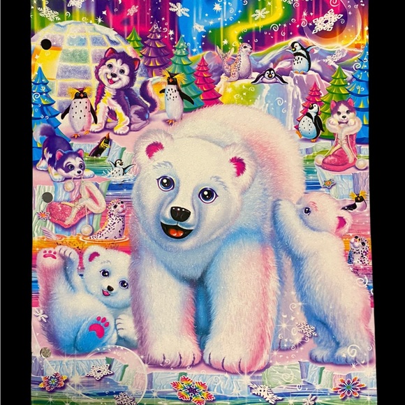Lisa frank folder bundle anana and fantasea family polar bear - Picture 3 of 6